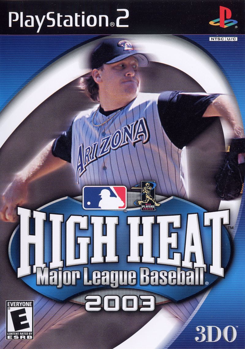 High Heat Baseball 2003 box art for Playstation 2